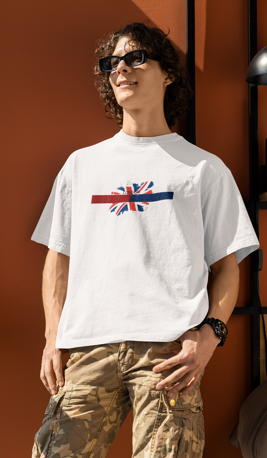 Oversized T Shirt - RM Logo London City Inspired