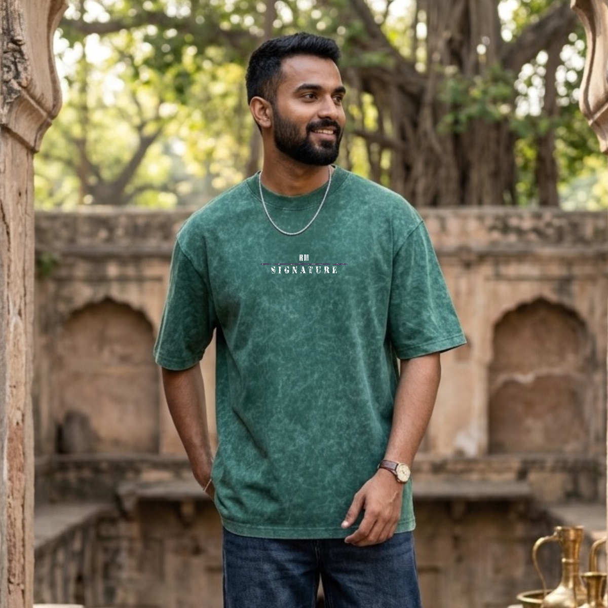 Oversized T Shirt - Acid wash