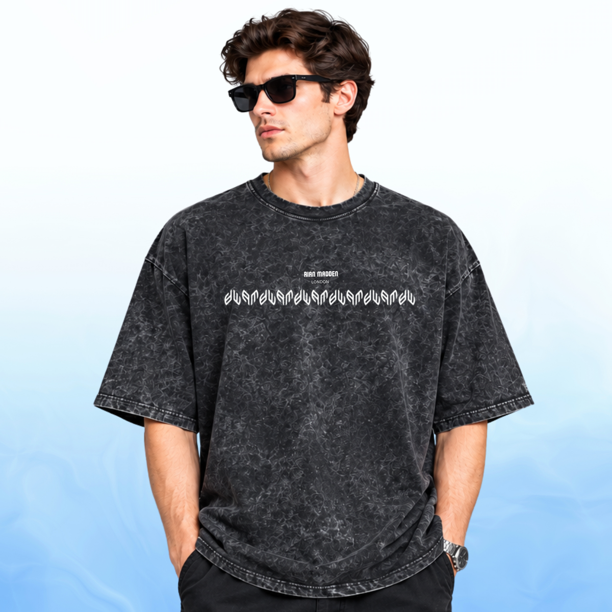 T Shirt - Acid Wash - Oversized/Relaxed Fit